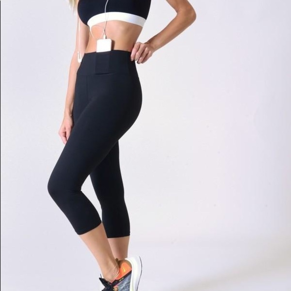 2/$20 Black Workout Capris
